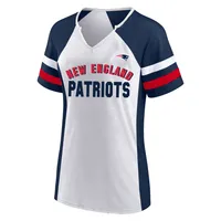 Lids Mac Jones New England Patriots Women's Plus Notch Neck T