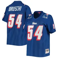 Maillot de joueur réplique Mitchell & Ness Tedy Bruschi Royal New England Patriots Legacy pour femme