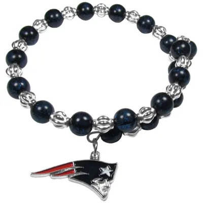 New England Patriots Women's 400 Degrees Beaded Bracelet