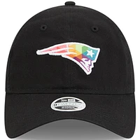 Women's New Era  Black New England Patriots 2023 NFL Crucial Catch 9TWENTY Adjustable Hat