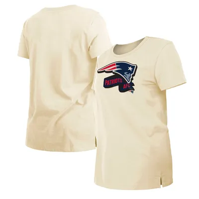 Lids Philadelphia Eagles New Era Women's Chrome Sideline T-Shirt - Cream