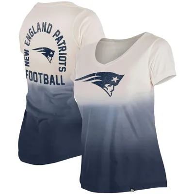 Lids Dallas Cowboys New Era Women's Ink Dye Sideline V-Neck T-Shirt - Navy