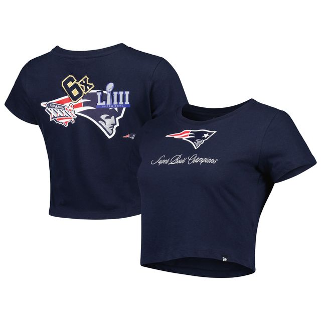 Women's Starter Cream New England Patriots Kick Start V-Neck T-Shirt