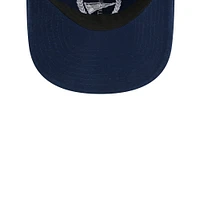 Casquette réglable New Era New England Patriots Leaves 9TWENTY bleu marine pour femme