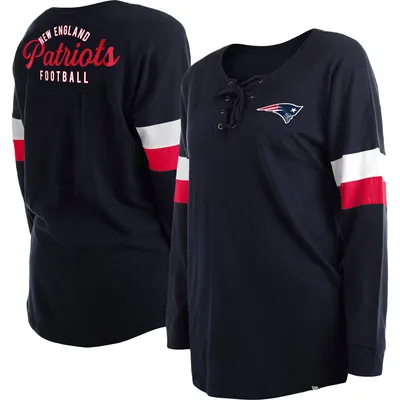 Lids Atlanta Falcons New Era Women's Athletic Varsity Lace-Up Long