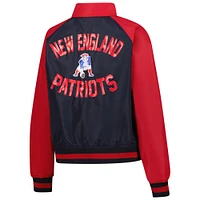 Women's New Era Royal England Patriots Coaches Raglan Full-Snap Jacket