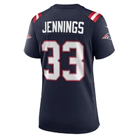 Maillot de match l'équipe Nike Anfernee Jennings pour femme, bleu marine, New England Patriots