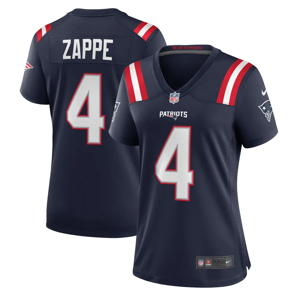 Lids Bailey Zappe New England Patriots Nike Alternate Game Player