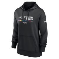 Women's Nike Black New England Patriots 2022 NFL Crucial Catch - Therma Performance Pullover Hoodie