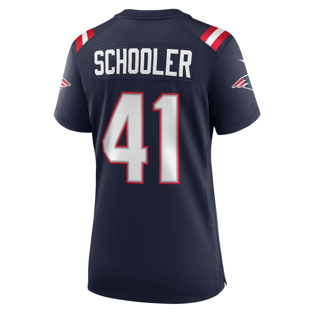 Women's Nike Brenden Schooler Navy New England Patriots Game Player Jersey