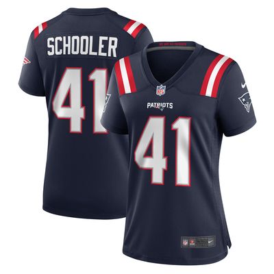 Women's Nike Brenden Schooler Navy New England Patriots Game Player Jersey