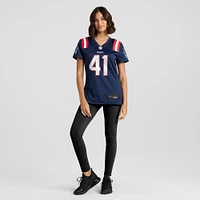 Maillot de joueur match des New England Patriots Nike Brenden Schooler pour femme, bleu marine