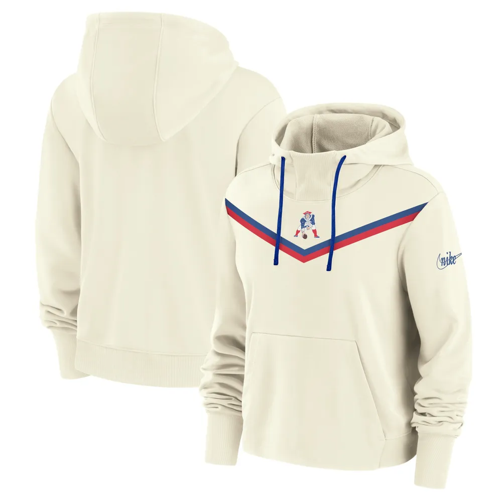 Lids New England Patriots Women's Big Logo Sweater - Cream