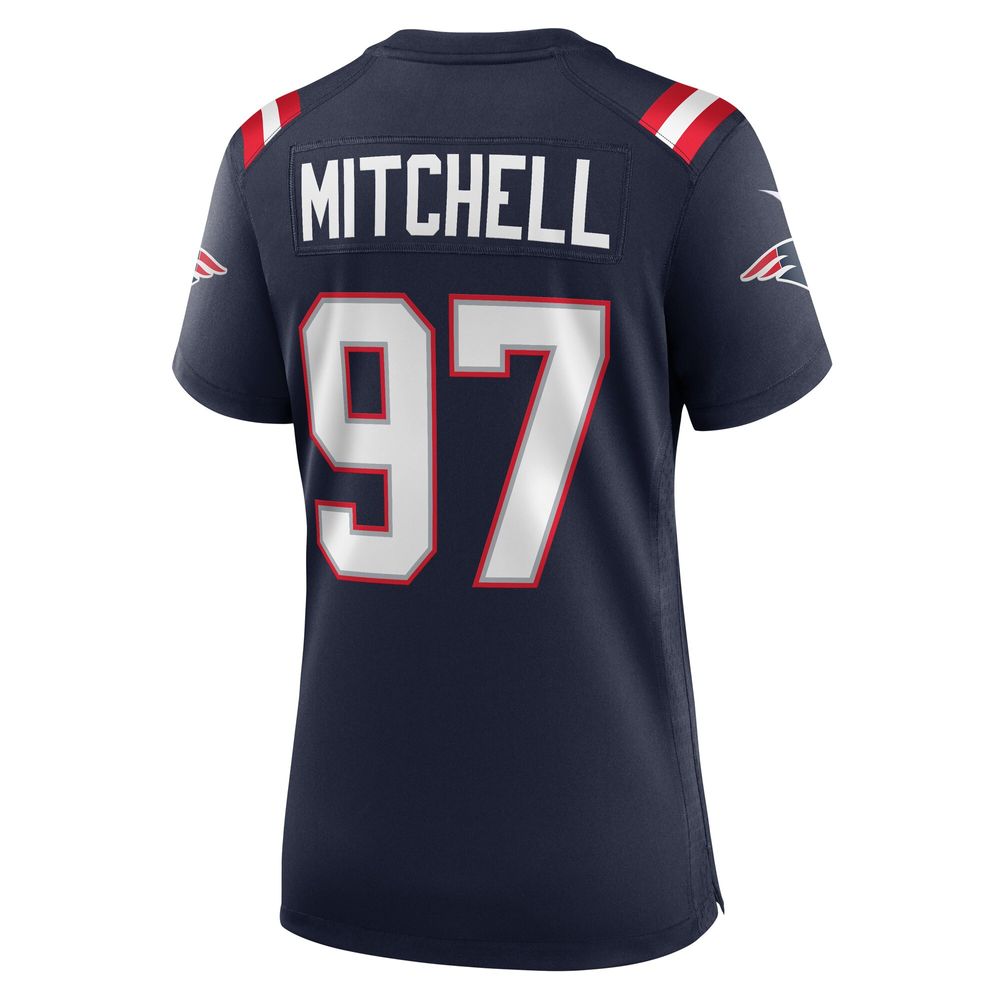 Women's Nike DaMarcus Mitchell Navy New England Patriots Game Player Jersey