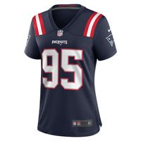 Women's Nike Daniel Ekuale Navy New England Patriots Game Player Jersey