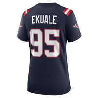 Women's Nike Daniel Ekuale Navy New England Patriots Game Player Jersey