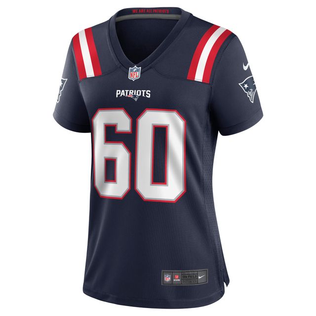 Maillot de match Nike David Andrews pour femme, bleu marine, New England Patriots