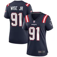 Deatrich Wise Jr. New England Patriots Nike Game Jersey - Navy