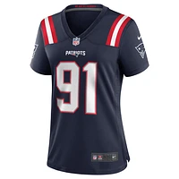 Women's Nike Deatrich Wise Jr. Navy New England Patriots Game Jersey