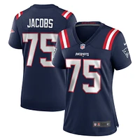 Maillot de match Nike Demontrey Jacobs bleu marine pour femme des New England Patriots