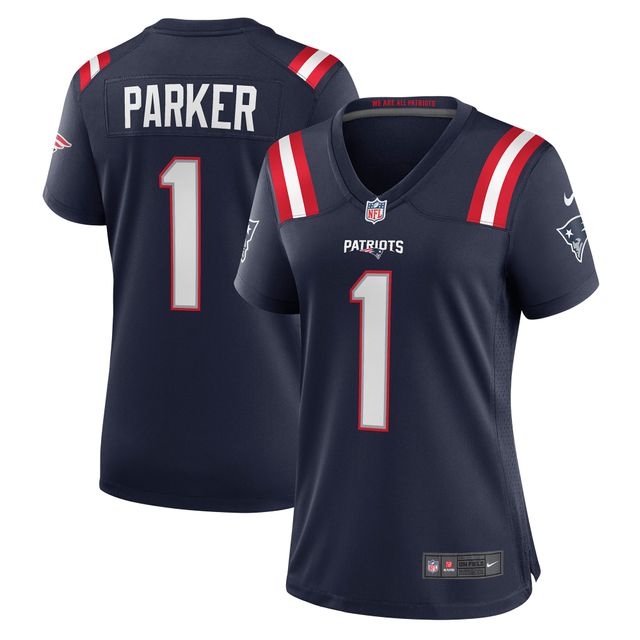 Maillot de match Nike DeVante Parker pour femme, bleu marine, New England Patriots