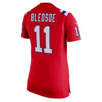 Women's Nike Drew Bledsoe Red New England Patriots Retired Game Jersey