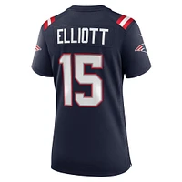 Maillot de joueur match Nike Ezekiel Elliott des New England Patriots pour femme