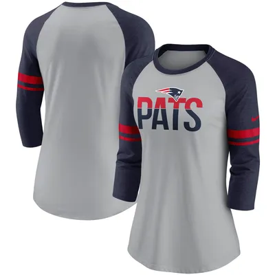 Nike New England Patriots Raglan NFL Throwback Longsleeve Shirt