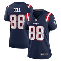 Women's Nike Jaheim Bell  Navy New England Patriots Game Jersey