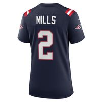 Women's Nike Jalen Mills Navy New England Patriots Game Player Jersey