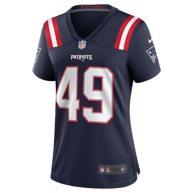 Maillot de match Nike Joe Cardona pour femme, bleu marine, New England Patriots