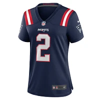 Maillot de match Nike K.J. Osborn bleu marine des New England Patriots pour femme