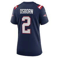 Maillot de match Nike K.J. Osborn bleu marine des New England Patriots pour femme