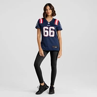 Maillot de joueur match des New England Patriots Nike Kody Russey pour femme, bleu marine