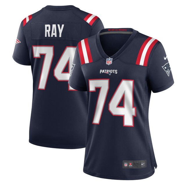 Maillot de joueur match des New England Patriots Nike LaBryan Ray pour femme, bleu marine