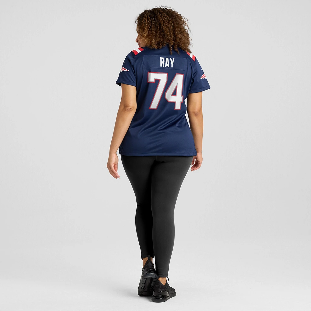 Maillot de joueur match des New England Patriots Nike LaBryan Ray pour femme, bleu marine