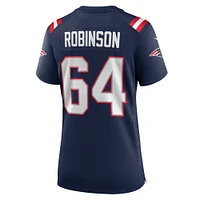 Maillot de match Nike Layden Robinson bleu marine pour femme des New England Patriots