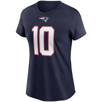 Women's Nike Mac Jones Navy New England Patriots Name & Number - T-Shirt