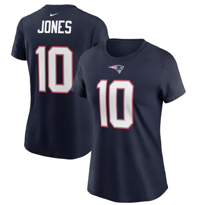 Lids Mac Jones New England Patriots Fanatics Branded Women's Logo Player  Icon Name & Number V-Neck T-Shirt - Navy