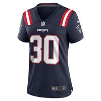 Women's Nike Mack Wilson Navy New England Patriots Game Jersey