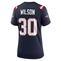 Women's Nike Mack Wilson Navy New England Patriots Game Jersey