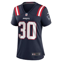 Maillot de match l'équipe Nike Marte Mapu des New England Patriots pour femme, bleu marine