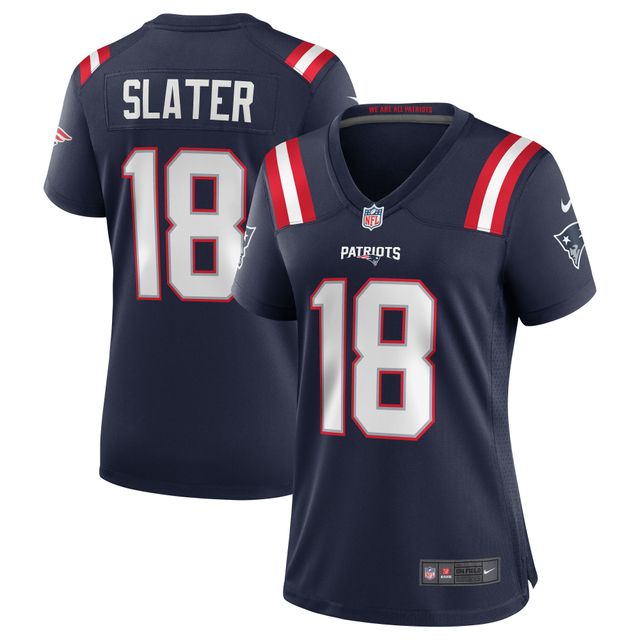 Maillot de match Nike Matthew Slater pour femmes, bleu marine, New England Patriots