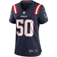 Maillot de joueur retraité Nike Mike Vrabel bleu marine des New England Patriots pour femme