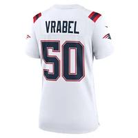 Women's Nike Mike Vrabel White New England Patriots Retired Player Game Jersey