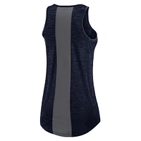 Women's Nike Navy New England Patriots High Neck Performance Tank Top