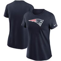 Women's Nike Navy New England Patriots Logo Essential T-Shirt