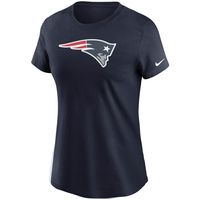 Women's Nike Navy New England Patriots Logo Essential T-Shirt