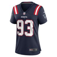 Women's Nike Richard Seymour Navy New England Patriots Retired Player Game Jersey