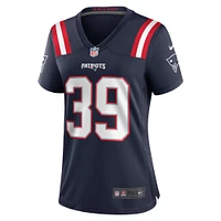 Maillot de joueur à domicile des New England Patriots Nike Tae Hayes pour femme, bleu marine